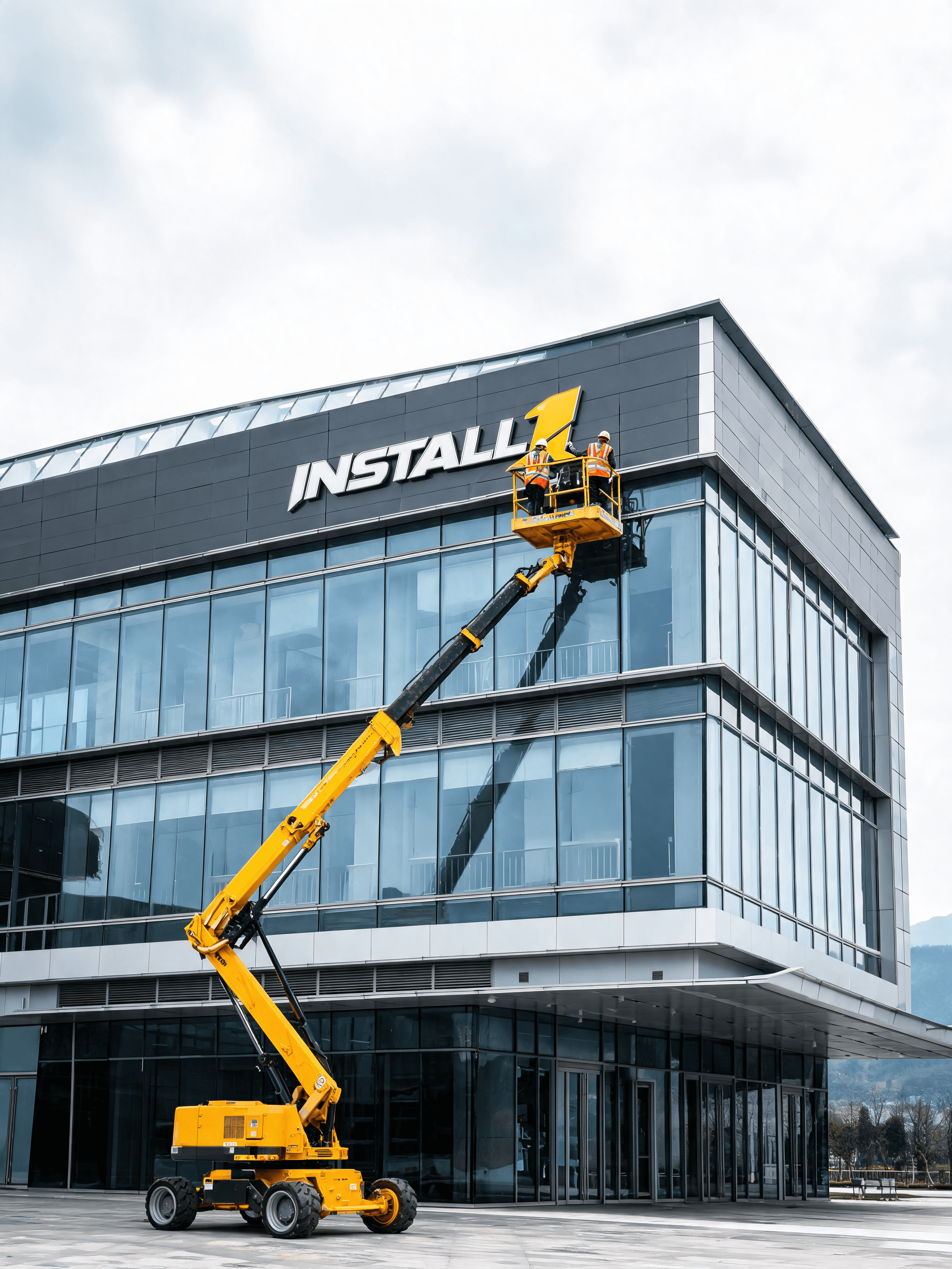 Signage installation
