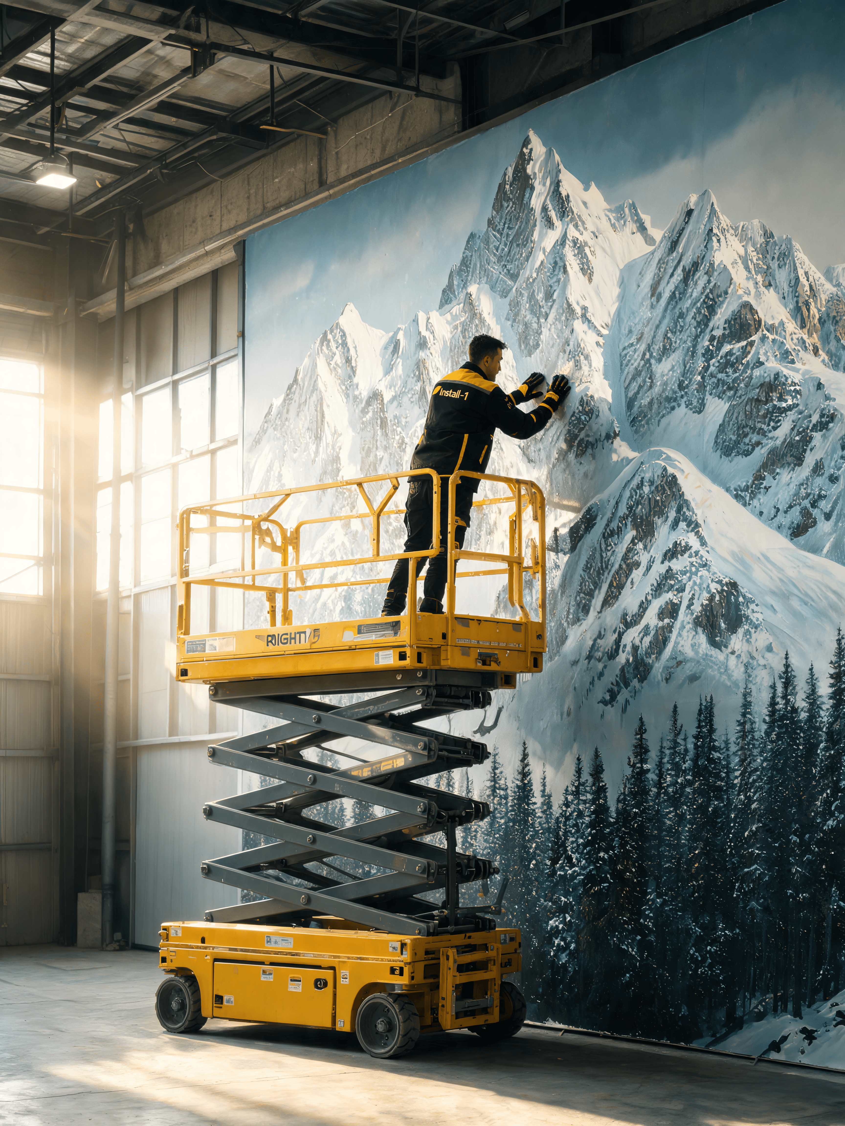 Wall Murals installation